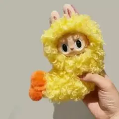 labubu ラブブ　17センチ　ぬい服　エビフライ 着ぐるみ　1代着せ替え服