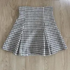 evelyn ツイードミニスカート