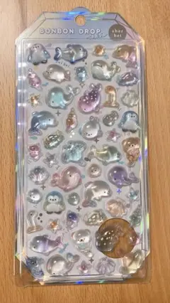 ボンボンドロップシール どうぶつ