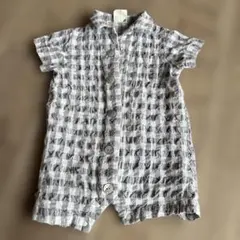 ジェラートピチェック柄ロンパース 70-80
