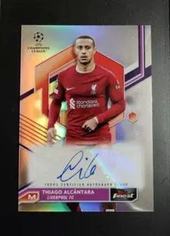 topps チアゴ・アルカンタラ 直筆サイン auto LIVERPOOL CL