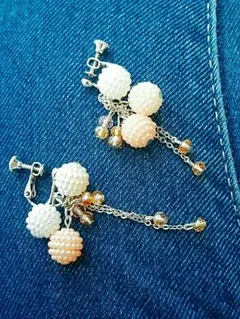 パール風 イヤリング