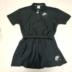 NIKE　ナイキエアー　 ショート丈ポロシャツ ＋スカート ブラック XS