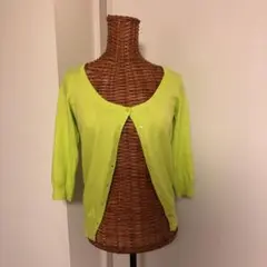 イエローカーディガンzara