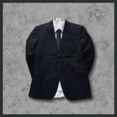 ジャケット　テーラード　ブラック　フォーマル　きれいめ　ヴィンテージ　古着