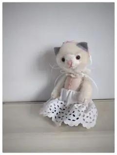 テディベア　作家　hirahira　ぬいぐるみ　ネコ