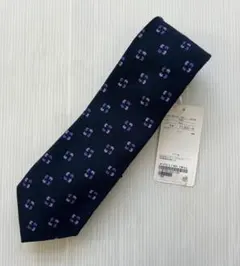 【新品未使用】ユナイテッドアローズ ネクタイ ネイビー パープル ナポリ