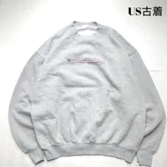 S*N様 US古着アメリカ古着 スウェット トレーナー プリントロゴ グレー 大