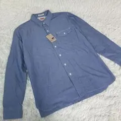 新品タグ付き✨ リーバイス Levi's 長袖 シャツ ブルー Mサイズ