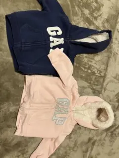 双子　GAP トレーナー 2点セット ネイビー ピンク