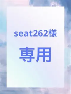 seat262様　専用
