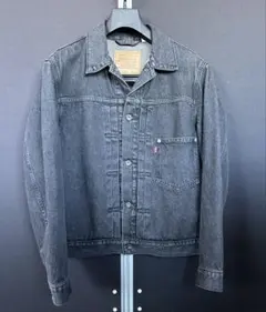 大戦モデル復刻 LEVI'S PREMIUM 1st デニムジャケット　未使用近 LEVI'S PREMIUM 1st ブラック 大戦モデル 復刻 FJ - メルカリ