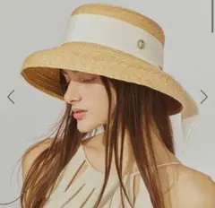 新品 Helen Kaminski ブレイズ ナチュラル x オフホワイト - メルカリ
