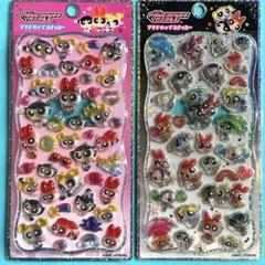 s*様 【正規品】　パワーパフガールズ　プチドロップステッカー　2枚セット