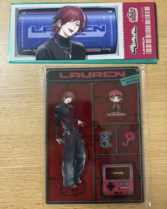 にじさんじ　VSせめよん　グリッターアクリルスタンド　チケット風カード　ローレン