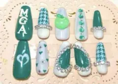 (最安値!!)【サイズ自由オーダ】【カラー変更可】ハンドメイド推しネイルチップ