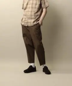 美品✨】Steven Alan アンクル丈 テーパードパンツ モカのサムネイル