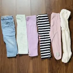 女の子　80 ズボンまとめ売り6点
