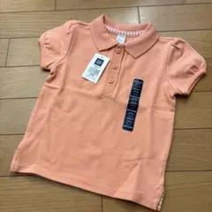 【新品タグ付き】babyGAP ポロシャツ オレンジ 90 女の子