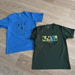 mont-bell 動物シルエットTシャツ 140サイズ 2枚セット