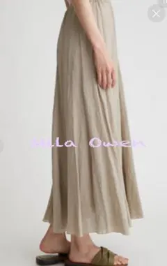 Mila Owen ♦︎ウエストゴムラミーフレアマキシスカート