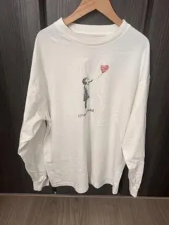 バンクシー アート ロングスリーブTシャツ