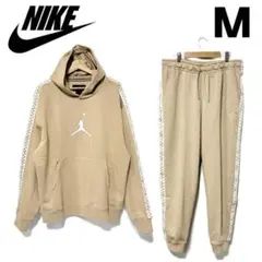 新品 ナイキ ジョーダン セットアップ パーカー スウェットパンツ ベージュ M