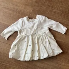 （訳あり）　petit main 70 ホワイト ワンピース