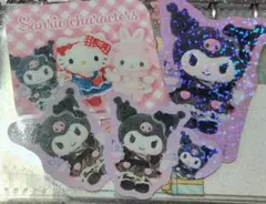 サンリオキャラクターズ　ミックス　ステッカー　シール　クロミ　マイメロ　キティ