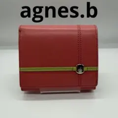 【未使用】 アニエスベー　折り財布　ピンクのサムネイル