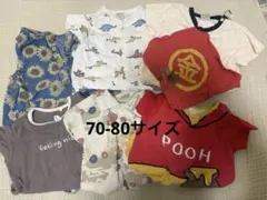 男の子　ロンパース　70-80サイズ　まとめ売り