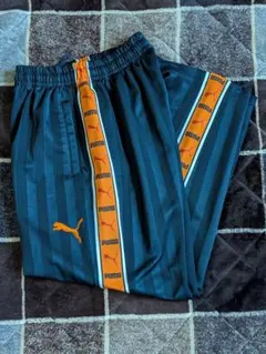 【美品】プーマジャージ プージャー 下のみ ssサイズ ネイビー×オレンジ