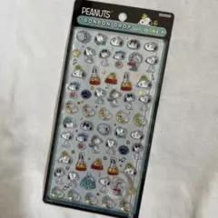 最安値【正規品】スヌーピー変装 ボンボンドロップシールミニ　ブルー台紙