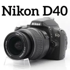 Nikon D40 初心者 一眼レフ 軽量 簡単操作 標準ズーム付 バック付 