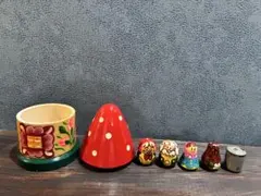 木製マトリョーシカセット　『マーシャとくま』