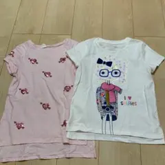 GAP スパンコールTシャツ2枚セット