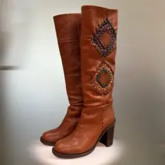 MANAフォークロア調ロングブーツ希少品美品です！