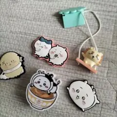 すき家　ちいかわマグネット　５点セット