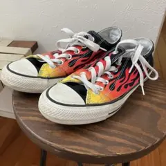 コンバースALL STAR ファイヤーパターン24.5cm