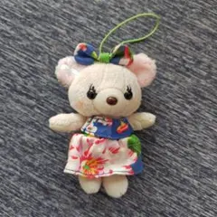 SEGA クマのぬいぐるみ マスコット 花柄ドレスのサムネイル