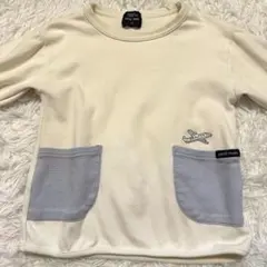 petit main 飛行機刺繍 トレーナー 110cm