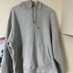 Champion グレー フード付きパーカー