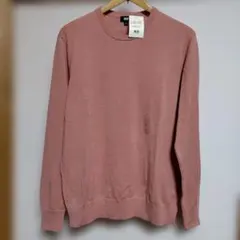 UNIQLO エクストラファインメリノクルーネックセーター 新品未使用 メンズＬ