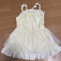 ラプンツェル 水着 フリル付き 110cm