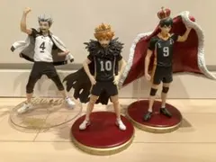 一番くじ ハイキュー!!　日向翔陽&影山飛雄&木兎光太郎　フィギュア3点セット