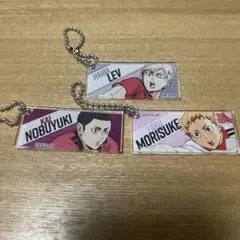 ハイキュー　夜久衛輔　海信行　灰羽リエーフ　ハイチュウ　アクリルキーホルダー