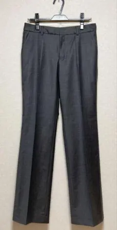 美品　23区　スラックスパンツ　ストライプ　グレー