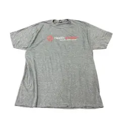Tシャツ　両面プリント　グレー　XL TULTEX製　古着　8f