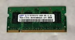 Samsung 1GB DDR2 PC2-6400S ノートPC用メモリのサムネイル