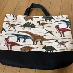 大人気！恐竜柄　レッスンバッグ　手提げバッグ　入学　入園　男の子